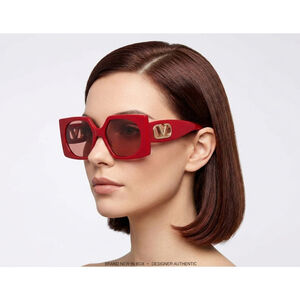 Valentino VG0002S Sunglasses 3 Red